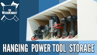 Hanging Power Tool Storage Mitre Saw Station Part 4 [upl. by Durno]