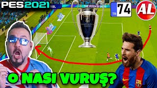 ŞAMPİYONLAR LİGİ FİNALİNDE 30 METRE HAALAND FÜZESİ MESSİ GELDİ YENİ SEZON  PES 2021 ANALİG 74 [upl. by Lipsey]