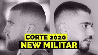 CORTE NEW MILITAR  CORTE MASCULINO 2020 [upl. by Acile822]