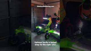 Greenworks Commercial OptimusZ line up 30quot 36quot 60quot Mower [upl. by Okimat231]