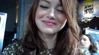 Emma Stone at the quotEasy Aquot premiere [upl. by Kimon]