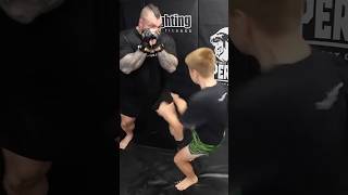 Eddie Hall DESTROYED by 9 Year Old in MMA [upl. by Gilbart]