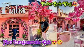 Fiaba Cafe Detailed Vlog amp Review  Most Beautiful Cafe In Delhi NCR  Fiaba Cafe Noida Sector 116 [upl. by Airdnal]