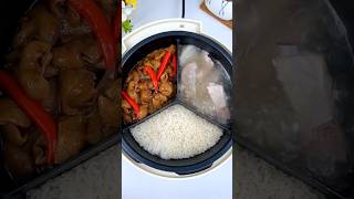 Easy Mutton Curry Rice without Oil In A Rice Cooker ytshorts recipe cooking [upl. by Nylesoy]