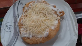 Kefíres Lángos Recept [upl. by Leahcimauhsoj]