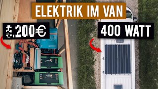 Das BESTE Strom Setup für Vollzeit Vanlife amp um autark zu leben im VAN ∙ DIY Camper Selbstausbau 11 [upl. by Onitram]