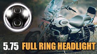 AutoPowerz 575 Inch Round Led Headlight for Bajaj Avenger and HarleyDavidson Model 2 [upl. by Hsital874]