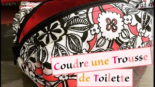 Coudre trousse de toilette IMPERMEABLE [upl. by Athal]