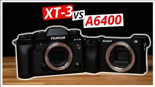 Fujifilm XT3 VS Sony A6400 [upl. by Tullus]