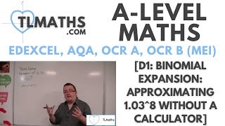 ALevel Maths D118 Binomial Expansion Approximating 1038 WITHOUT a calculator [upl. by Fabrianne408]