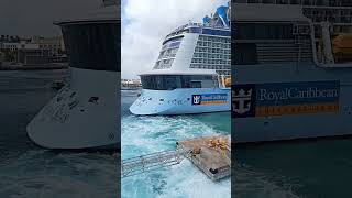 BLUE SEAS BECOME WHITE 🤔🤔🤔 cruise cruiseship ofw seamans ofwlife shorts shortvideo video [upl. by Colby]