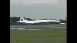 Concorde Last Landing And Take Off At Manchester Airport 2003  AIRSHOW WORLD [upl. by Missie]