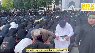 Zohrain prayers in Ashura procession 2024 [upl. by Eadahc]