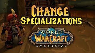 How to Change Profession Specializations in WoW Classic Soothsaying for Dummies [upl. by Auginahs]