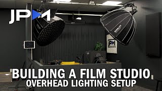 DIY Overhead Lighting Setup  Building A Film Studio  Part 1 [upl. by Bonine]