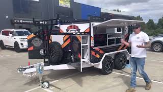 TP96 full spec fit out tradesman trailer by uprising engineering [upl. by Latsirk]