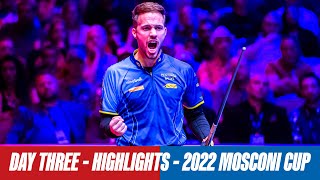 Day Three  Highlights  2022 Mosconi Cup [upl. by Annaliese]