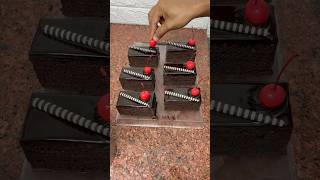 Tasty dark chocolate pastry cutting recipe darkchocolate chocolaterecipe shorts trending [upl. by Pauli254]