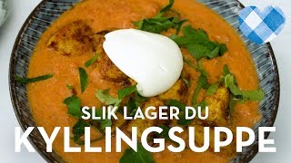 Norges mest populære kyllingsuppe  hot kyllingsuppe  TINE Kjøkken [upl. by Tini]