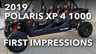 2019 Polaris RZR XP 4 1000 Black Pearl First Impressions  SXS Guys [upl. by Emelita]