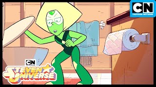 Peridot Helps The Gang  Steven Universe  Cartoon Network [upl. by Noemad]