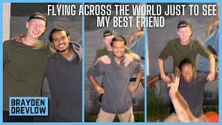 Flying across the world to see my best friend NomadShubhamalmost missed flight [upl. by Lah]