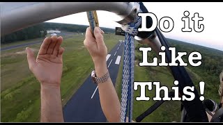 Instructional Tandem Paramotor Trike Flight With New Student [upl. by Riesman]