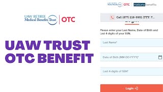 UAW Trust OTC Benefit uawtrustorgotcbenefit ⏬👇 [upl. by Anialam]