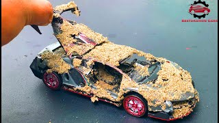 Restore Abandoned Lamborghini Veneno  Rust model supercar lamborghini restoration [upl. by Ynattib]