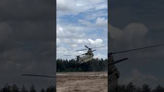 Ready for takeoff  RNLAF CH47F Chinook helicopter in action [upl. by Archer]