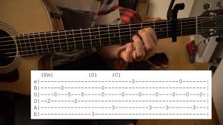 Love Like Ghosts  Lord Huron  Chords  Tabs  Easy Guitar Lesson [upl. by Irabaj741]