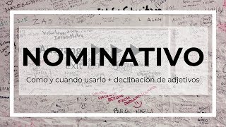 Nominativo en aleman [upl. by Aridatha]