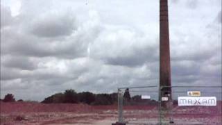 Demolition of Brick Chimney at Selby using Explosives [upl. by Sorenson]