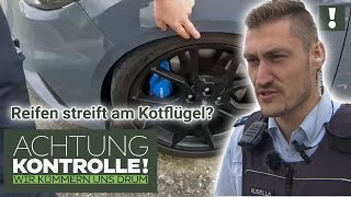 Im schlimmsten Fall EXPLOSION 🤯 SCHLEIFT der Reifen am KOTFLÜGEL  Achtung Kontrolle [upl. by Tobiah96]