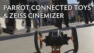 CES FPV Demo Zeiss Cinemizer X Parrot ARDrone 20 amp Jumping Sumo [upl. by Jelsma]