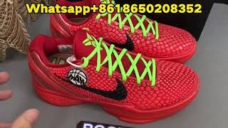 Nike Kobe 6 Protro Reverse Grinch Sneakers FV4921 600 from BOOTSFY [upl. by Akema]