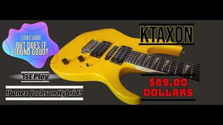 Unleashing the Sound of KTAXON Super Strat Electric Guitar from Amazon Guitar Demo Worth Watching [upl. by Ailicec]