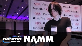 QRS PianoArc Brockett Parsons amp John Ebata at NAMM Show [upl. by Elehcor292]