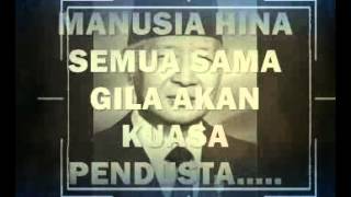 finger print medan manusia hina lyric [upl. by Halik]