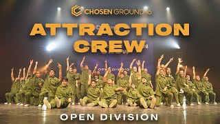 Attraction Crew  Open Division  Chosen Ground 16 FRONTVIEW [upl. by Ynnij]