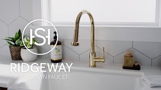 The Ridgeway PullDown Kitchen Faucet — Sleek Versatility [upl. by Latterll811]