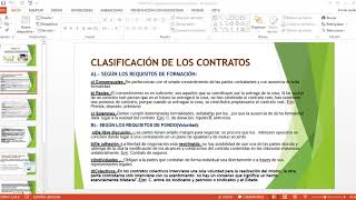 TEMA N°2 CLASIFICACIÓN DE LOS CONTRATOSREGLAS E INSTITUCIONES QUE LE SON APLICABLES [upl. by Dranoel543]