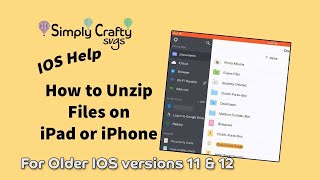 How to Unzip Files on iPad or iPhone 2 Methods for IOS 11 or 12 [upl. by Econah]