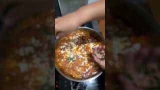 greek Saganaki Garides shortsfeed cooking cookingchannel foryou hungry [upl. by Pomona]