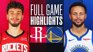 ROCKETS at WARRIORS  FULL GAME HIGHLIGHTS  November 20 2023 [upl. by Gabriellia]