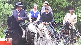 Exposición fotográfica Virgen de la Cabeza Romería cien x cien en Andújar [upl. by Rheims682]