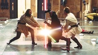 Top 10 Star Wars Lightsaber Battles In Movies and TV [upl. by Olegnaleahcim]