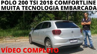 Avaliação Polo 10 200 TSI Comfortline 2018 [upl. by Caria336]