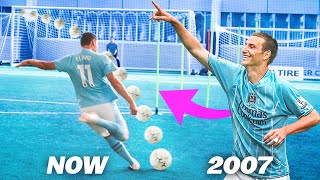 Elano recreates THAT Newcastle Free Kick16 YEARS LATER [upl. by Lankton]