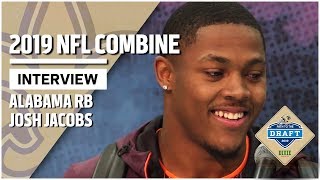 Alabama RB Josh Jacobs quotBlessedquot To Be At NFL Combine  2019 NFL Combine  New Orleans Saints [upl. by Swenson]